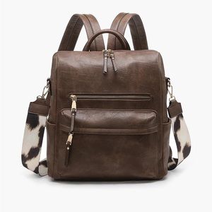 Vegan Leather Backpack